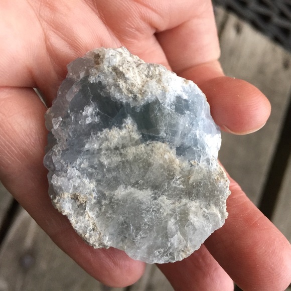 Celestite Crystal Cluster - Picture 4 of 12